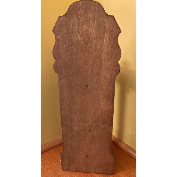 Vintage Wood Paper Towel Holder with Pineapple Carved Backing Retro - Picture 3 of 8